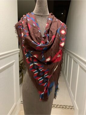 Longchamp Nomad Print Scarf